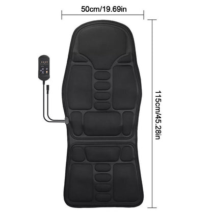 Car Seat & Chair Pad with Neck Heat Massager