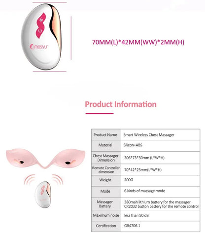 Electric chest massager