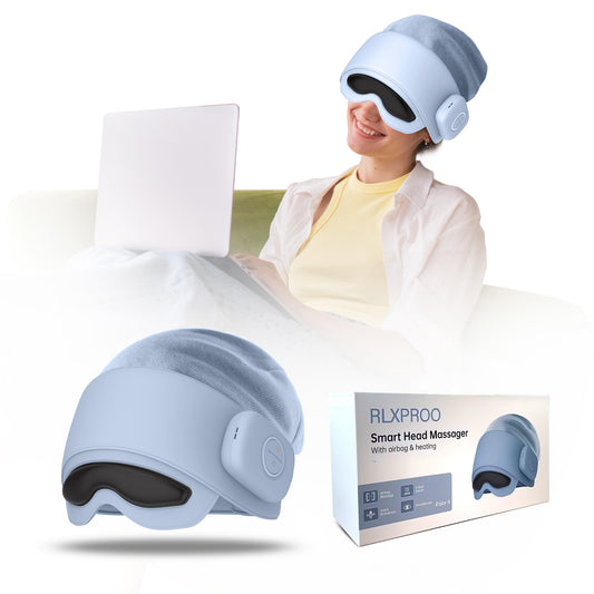 Smart Head Massager With Eye Relief & Heating Function